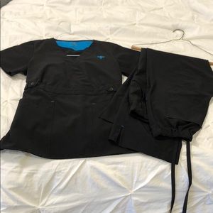 Black Med Couture Scrubs